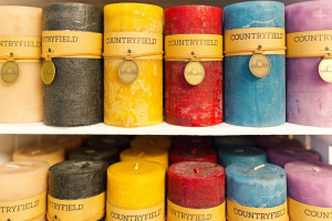 MATEBO ZUR HOLZKISTE KERZEN