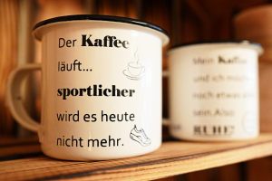 MATEBO ZUR HOLZKISTE KAFFEEBECHER